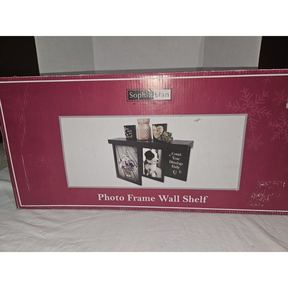 Sophia Elan Photo Frame Wall Shelf